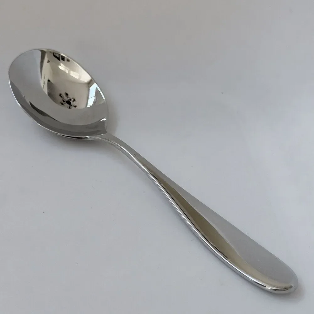 1pc MIKASA Hamilton Sugar Spoon 6 1/4” Stainless 18/10 Glossy Plain Round Tip
